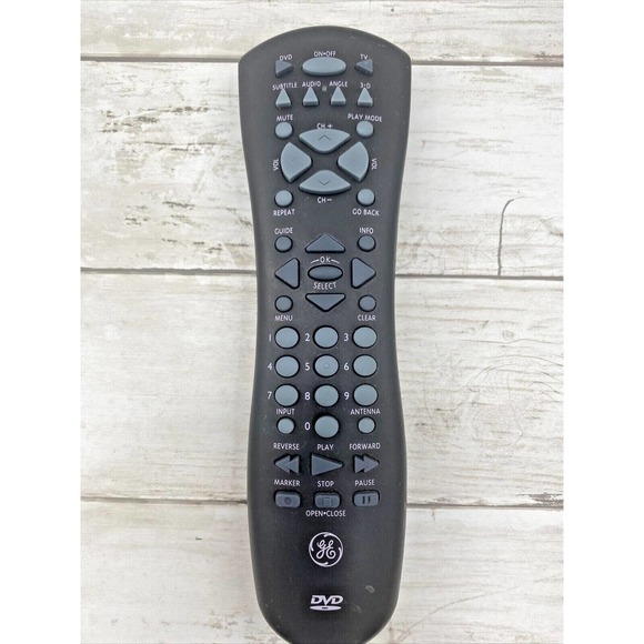 GE DVD Remote Control Replacement CRK760C1 TV Original Equipment OEM - Picture 1 of 12